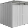Biohort Gerätehaus Avantgarde A8 260 X 380 Cm Silber Standardtür -Weka Shop 9003414150805 scaled