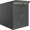 Biohort Gerätehaus Avantgarde A3 180 X 300 X 218 Cm Dunkelgrau Doppeltür -Weka Shop 9003414170391