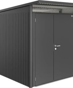 Biohort Gerätehaus Avantgarde A3 180 X 300 X 218 Cm Dunkelgrau Doppeltür