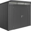 Biohort Gerätehaus Avantgarde A5 260 X 220 X 218 Cm Dunkelgrau Doppeltür 2 Biohort Gerätehaus Avantgarde A5 260 X 220 X 218 Cm Dunkelgrau Doppeltür -Weka Shop 9003414170599