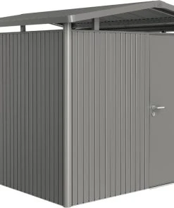 Biohort Gerätehaus Panorama P4 273 X 278 X 227 Cm Quarzgrau Standardtür