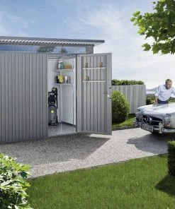 Biohort Gerätehaus Avantgarde A5 260 X 220 X 218 Cm Quarzgrau Standardtür