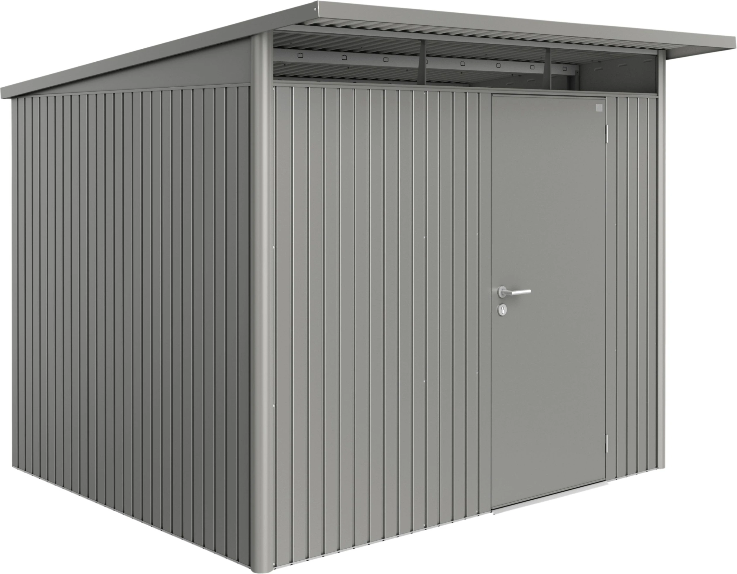 Biohort Gerätehaus Avantgarde A6 260 X 260 X 218 Cm Quarzgrau Standardtür 3 Biohort Gerätehaus Avantgarde A6 260 X 260 X 218 Cm Quarzgrau Standardtür