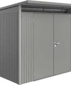 Biohort Gerätehaus Avantgarde A6 260 X 260 X 218 Cm Quarzgrau Doppeltür