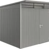 Biohort Gerätehaus Avantgarde A8 260 X 380 Cm Quarzgrau Standardtür -Weka Shop 9003414190801 scaled