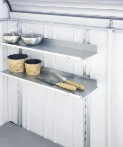 Biohort Regale-Set Inkl. 2 Regalsteher Zu Storemax 190 Silber