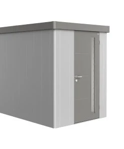 Biohort Gerätehaus Neo 3A 1.2 180 X 292 Cm Silber/quarzgrau Standardtür