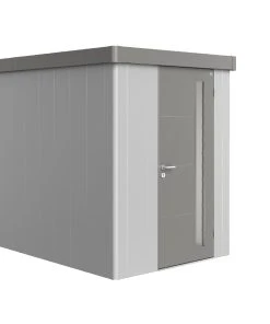 Biohort Gerätehaus Neo 4A 1.2 180 X 348 Cm Silber/quarzgrau Standardtür
