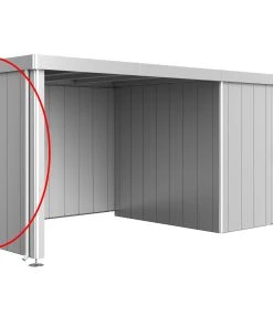 Biohort Seitenwand Für Seitendach Zu Neo 2A, 2B, 2C Und 2D Silber