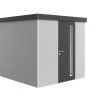 Biohort Gerätehaus Neo 3B 1.3 236 X 292 Cm Silber/dunkelgrau Standardtür -Weka Shop 9003414810419