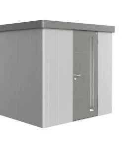 Biohort Gerätehaus Neo 3B 1.2 236 X 292 Cm Silber/quarzgrau Standardtür