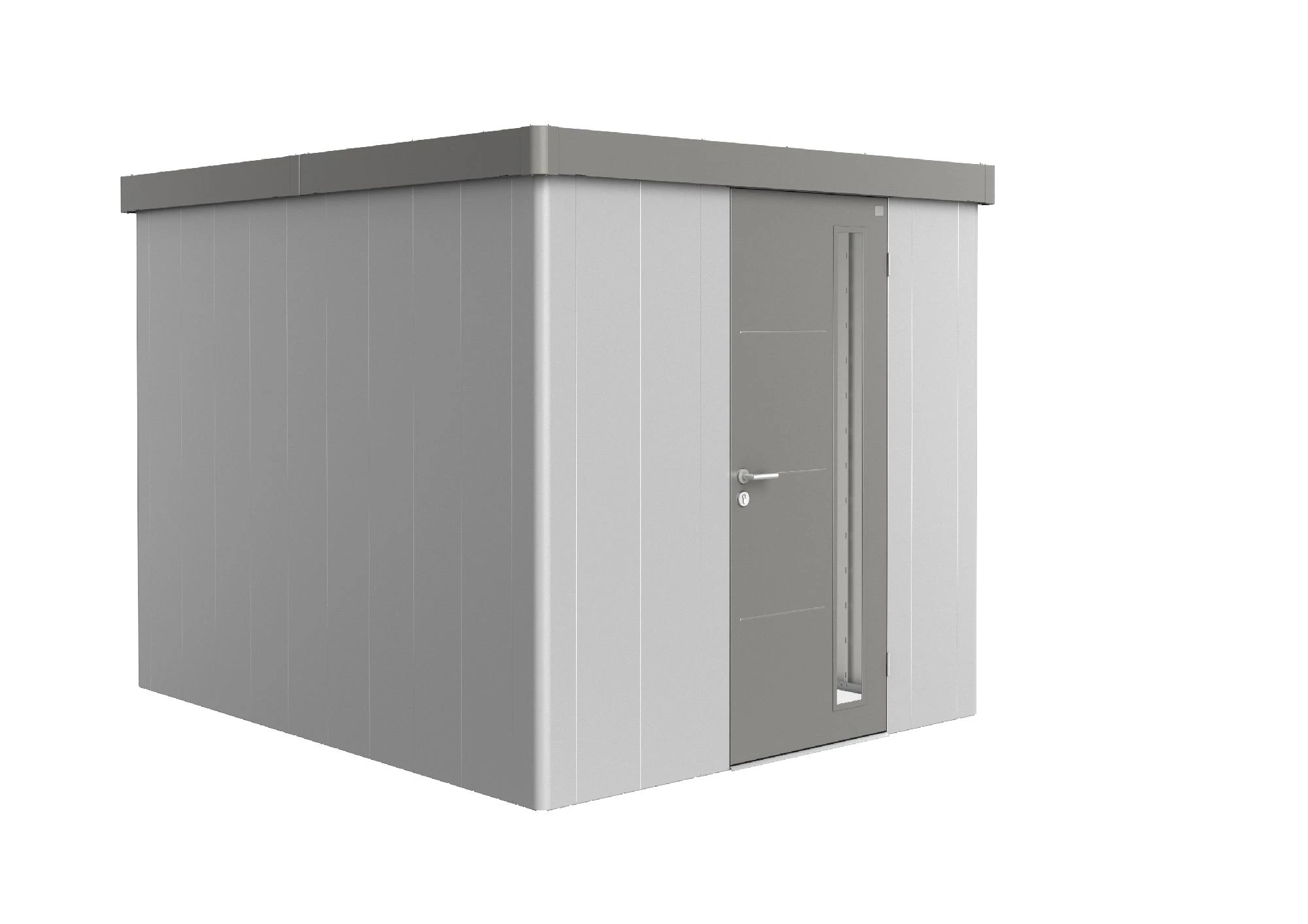 Biohort Gerätehaus Neo 3B 1.2 236 X 292 Cm Silber/quarzgrau Standardtür 3 Biohort Gerätehaus Neo 3B 1.2 236 X 292 Cm Silber/quarzgrau Standardtür