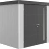 Biohort Gerätehaus Neo 1B 1.3 236 X 180 Cm Silber/dunkelgrau Doppeltür -Weka Shop 9003414810617