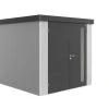 Biohort Gerätehaus Neo 4B 1.3 236 X 348 Cm Silber/dunkelgrau Doppeltür -Weka Shop 9003414810730