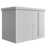 Biohort Gerätehaus Neo 1C 292 X 180 Cm Silber Standardtür 2 Biohort Gerätehaus Neo 1C 292 X 180 Cm Silber Standardtür -Weka Shop 9003414810822
