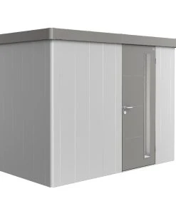 Biohort Gerätehaus Neo 1C 1.2 292 X 180 Cm Silber/quarzgrau Standardtür