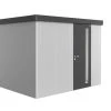 Biohort Gerätehaus Neo 2C 1.3 292 X 236 Cm Silber/dunkelgrau Standardtür -Weka Shop 9003414810860
