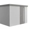 Biohort Gerätehaus Neo 2C 1.2 292 X 236 Cm Silber/quarzgrau Standardtür -Weka Shop 9003414810877 scaled