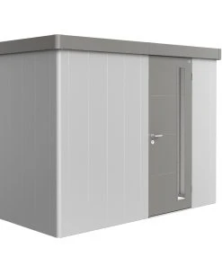 Biohort Gerätehaus Neo 3C 1.2 292 X 292 Cm Silber/quarzgrau Standardtür