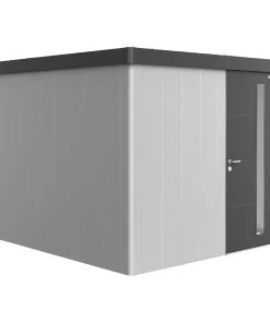 Biohort Gerätehaus Neo 4C 1.3 292 X 348 Cm Silber/dunkelgrau Standardtür