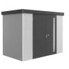 Biohort Gerätehaus Neo 1C 1.3 292 X 180 Cm Silber/dunkelgrau Doppeltür -Weka Shop 9003414820067