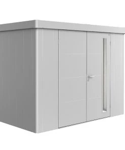 Biohort Gerätehaus Neo 2C 292 X 236 Cm Silber Doppeltür