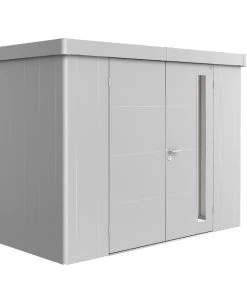 Biohort Gerätehaus Neo 3C 292 X 292 Cm Silber Doppeltür