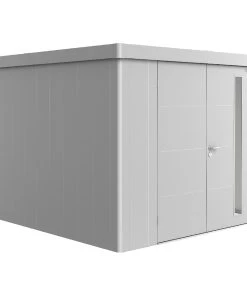 Biohort Gerätehaus Neo 4C 292 X 348 Cm Silber Doppeltür