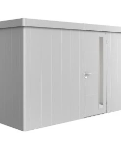 Biohort Gerätehaus Neo 1D 348 X 180 Cm Silber Standardtür
