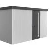 Biohort Gerätehaus Neo 2D 1.3 348 X 236 Cm Silber/dunkelgrau Standardtür -Weka Shop 9003414820296