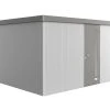 Biohort Gerätehaus Neo 3D 1.2 348 X 292 Cm Silber/quarzgrau Standardtür -Weka Shop 9003414820333