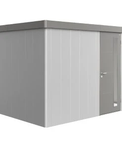 Biohort Gerätehaus Neo 3D 1.2 348 X 292 Cm Silber/quarzgrau Standardtür