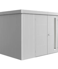 Biohort Gerätehaus Neo 3D 348 X 292 Cm Silber Doppeltür