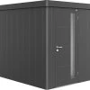 Biohort Gerätehaus Neo 2A 180 X 236 Cm Dunkelgrau Standardtür -Weka Shop 9003414850064