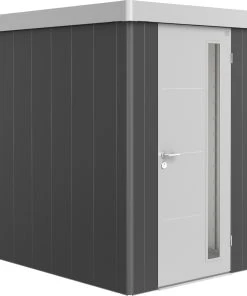 Biohort Gerätehaus Neo 2A 3.1 180 X 236 Cm Dunkelgrau/silber Standardtür