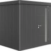 Biohort Gerätehaus Neo 1B 236 X 180 Cm Dunkelgrau Standardtür -Weka Shop 9003414850293