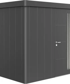 Biohort Gerätehaus Neo 1B 236 X 180 Cm Dunkelgrau Standardtür