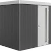 Biohort Gerätehaus Neo 1B 3.1 236 X 180 Cm Dunkelgrau/silber Standardtür