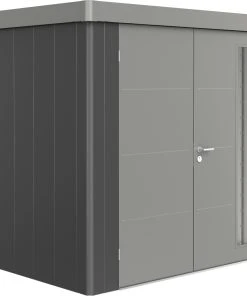 Biohort Gerätehaus Neo 1B 3.2 236 X 180 Cm Dunkelgrau/quarzgrau Doppeltür