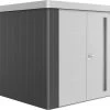 Biohort Gerätehaus Neo 2B 3.1 236 X 236 Cm Dunkelgrau/silber Doppeltür -Weka Shop 9003414850644