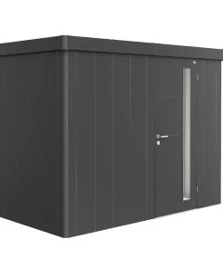 Biohort Gerätehaus Neo 1C 292 X 180 Cm Dunkelgrau Standardtür