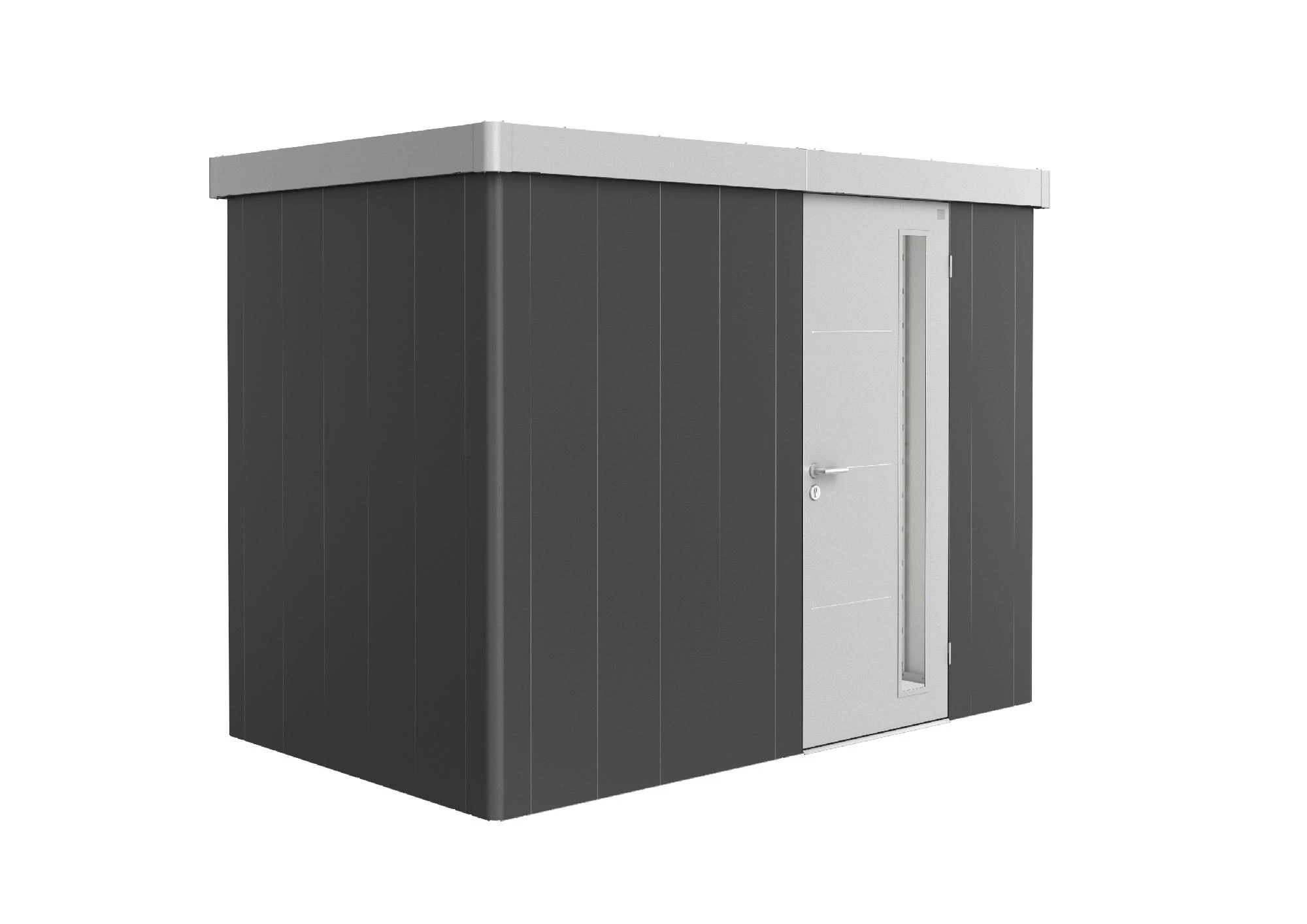 Biohort Gerätehaus Neo 1C 3.1 292 X 180 Cm Dunkelgrau/silber Standardtür 3 Biohort Gerätehaus Neo 1C 3.1 292 X 180 Cm Dunkelgrau/silber Standardtür