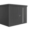 Biohort Gerätehaus Neo 3C 292 X 292 Cm Dunkelgrau Standardtür 1 Biohort Gerätehaus Neo 3C 292 X 292 Cm Dunkelgrau Standardtür -Weka Shop 9003414850897