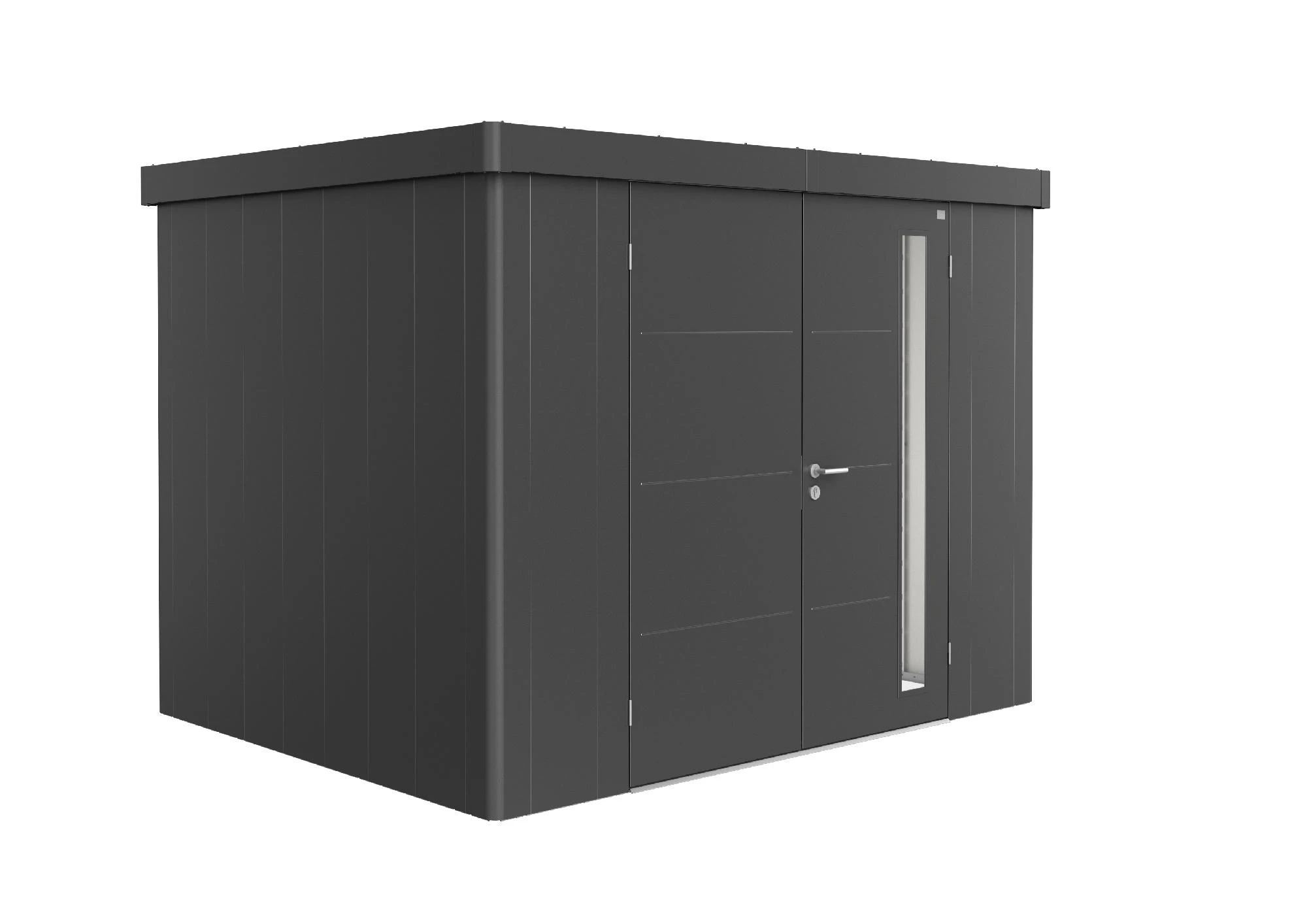 Biohort Gerätehaus Neo 2C 292 X 236 Cm Dunkelgrau Doppeltür 3 Biohort Gerätehaus Neo 2C 292 X 236 Cm Dunkelgrau Doppeltür