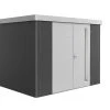 Biohort Gerätehaus Neo 2C 3.1 292 X 236 Cm Dunkelgrau/silber Doppeltür -Weka Shop 9003414860094