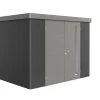 Biohort Gerätehaus Neo 3C 3.2 292 X 292 Cm Dunkelgrau/quarzgrau Doppeltür
