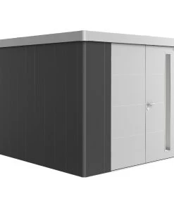 Biohort Gerätehaus Neo 4C 3.1 292 X 348 Cm Dunkelgrau/silber Doppeltür