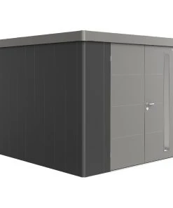 Biohort Gerätehaus Neo 4C 3.2 292 X 348 Cm Dunkelgrau/quarzgrau Doppeltür