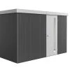 Biohort Gerätehaus Neo 2D 3.1 348 X 236 Cm Dunkelgrau/silber Standardtür