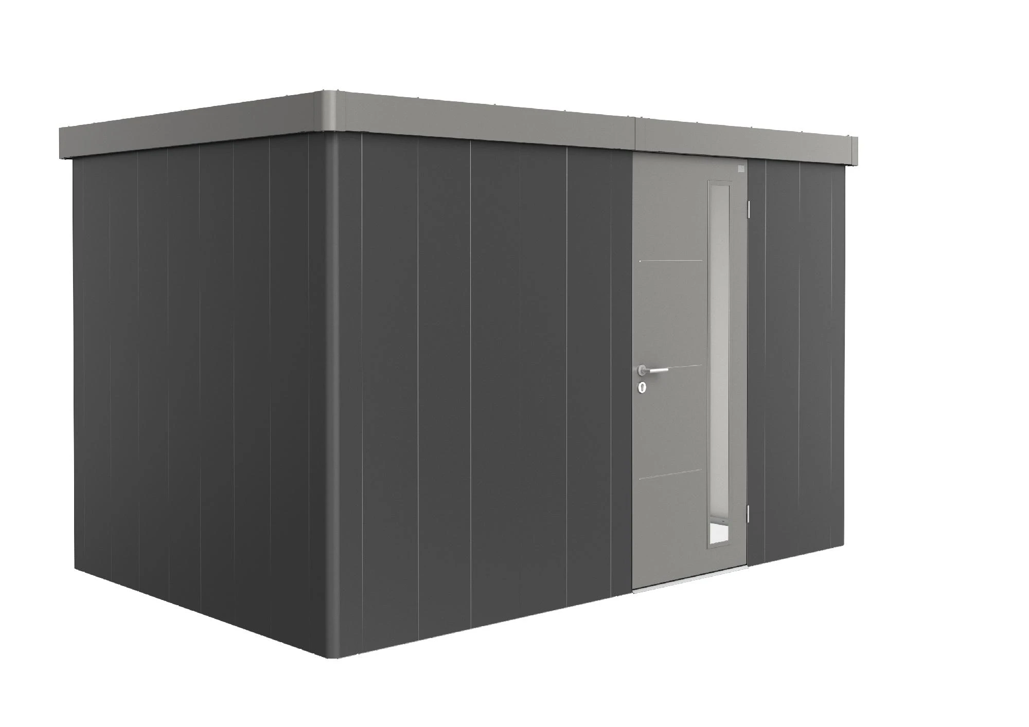 Biohort Gerätehaus Neo 2D 3.2 348 X 236 Cm Dunkelgrau/quarzgrau Standardtür 3 Biohort Gerätehaus Neo 2D 3.2 348 X 236 Cm Dunkelgrau/quarzgrau Standardtür